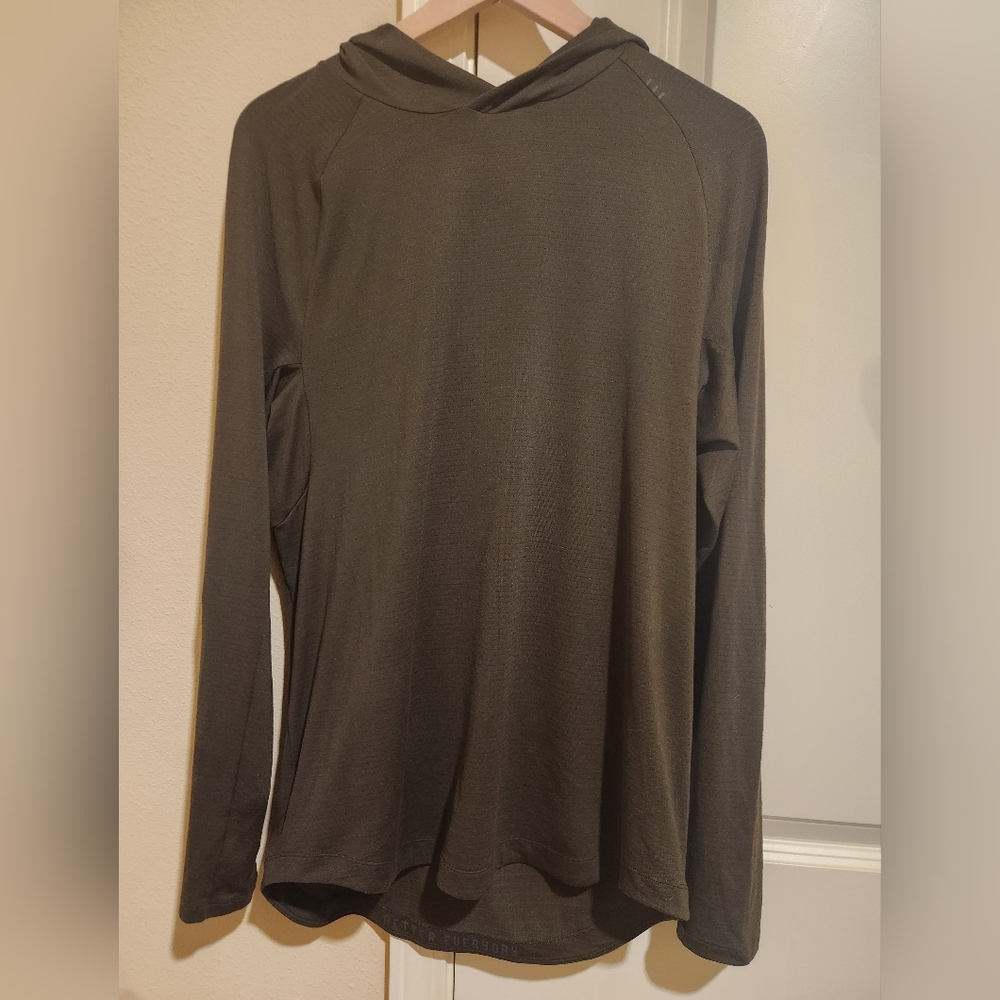 lululemon athletica Men's Long Sleeve Hoodie - Dark Olive